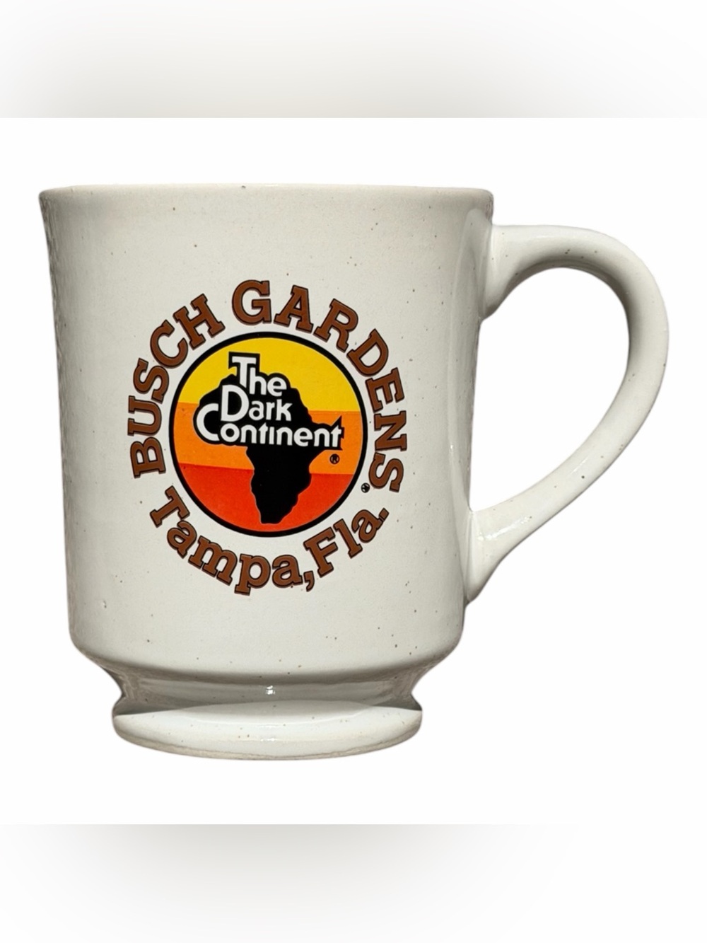 Vintage Busch Gardens Dark Continent Tampa FL Theme Park Souvenir Coffee Mug MCM